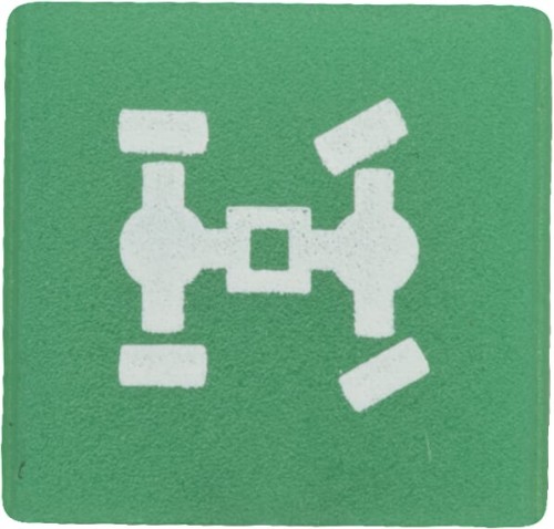 Symbol blokady włącznika przedniego napędu Zetor 53359970 - Intertraktor
