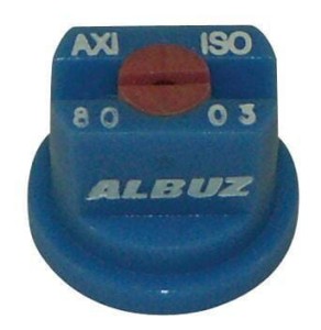 Rozpylacz płaskostrumieniowy AXI 80° 03 niebieski ceramiczny Albuz AXI8003