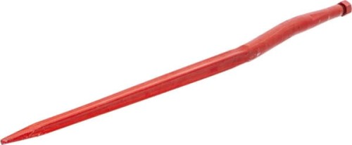 Ząb ładowacza, wygięty: 38 mm profil gwiazda 36x930 mm końcówka szpiczasta z nakrętką M20x1.5 czerwony SHW KT9 - Intertraktor