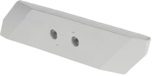 Dłuto lemiesza, prawe 2-otw. 15 mm pasuje do Unia 1067911010N