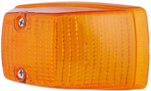 Klosz lampy, pomarańczowy prostokątny prawy Hella 9EL110736001 - Intertraktor
