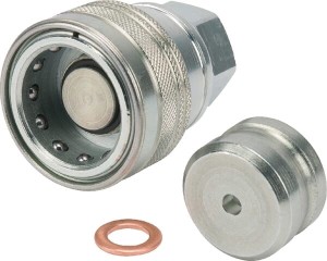 Szybkozłącze płaskie układu hamulcowego VF gniazdo 3/8" gwint wewnętrzny M18x1.5 VF1815F