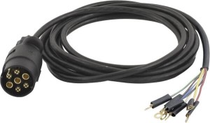 Przewód elektryczny do przyczep, 7,6 m, 7 pin 1420290781