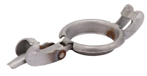 Zamknięcie dźwigni oczkowe Bauer, 133 mm czarne 1100184 - Intertraktor