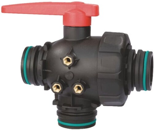 Zawór kulowy T6 3-drożny przelotowy 45534446 - Intertraktor
