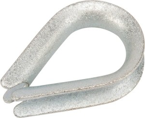 Kausza do liny ocynk, 8 mm WT08