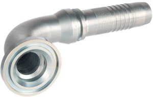 Końcówka węża SFL-NS z kołnierzem 90° 3000, DN32 60.3 mm SFLNS322490