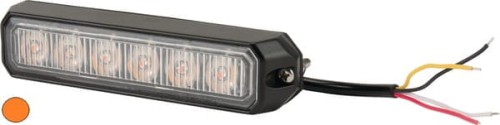 Lampa ostrzegawcza LED, 18W 12/24V pomarańczowa przykręcana 6 LED Kramp LA20014 - Intertraktor