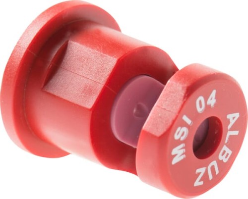 Rozpylacz płaskostrumieniowy MSI 160° 04 czerwony ceramiczny Albuz MSI04RED - Intertraktor