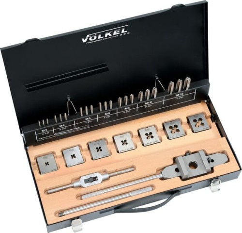Thread cutter set M3-M12 HSS 48017VOL - Intertraktor