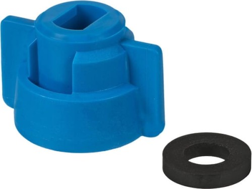 Pokrywka dyszy, bagnet, SW11L, niebieski, z uszczelką, 25 szt., Geoline 8253027P025 - Intertraktor