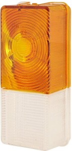 Klosz lampy, pomarańczowy/przezroczysty prostokątny 170x75mm lewy/prawy Hella 9EL112744001