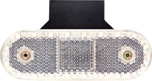 Lampa obrysowa LED, prostokątna, 12/24V z przewodem i uchwytem Kramp LA30112