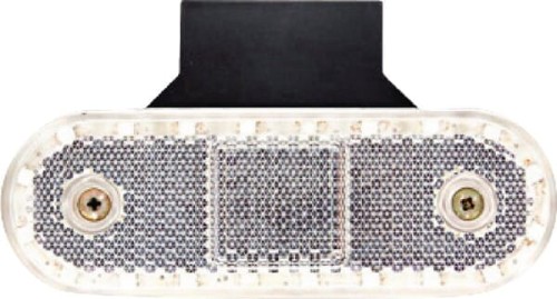 Lampa obrysowa LED, prostokątna, 12/24V z przewodem i uchwytem Kramp LA30112 - Intertraktor