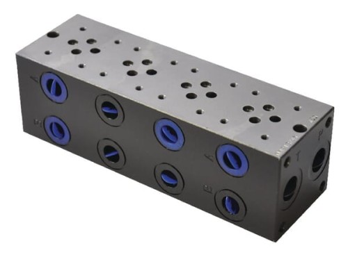 Płyta zaworu Cetop 03 - NG6, MR-34-GZ przyłącze dolne 3/8" MR34GZ - Intertraktor