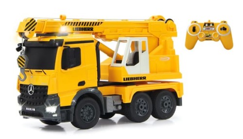 Dźwig do ciężkich zadań Mercedes-Benz Arocs Liebherr 1:20 2.4 GHz JA405034 - Intertraktor