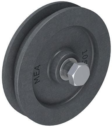 Rolka bramy przesuwnej, żeliwo, 90 mm, pojedyncza TB11330439 - Intertraktor