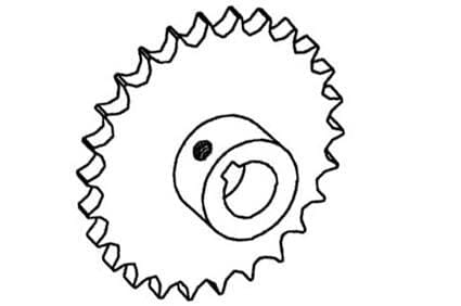 Koło zębate AV100708 - Intertraktor