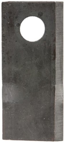 Nożyk kosiarki rotacyjnej prawy 107x48x4 mm otwór Ø 19 mm okrągły pasuje do Niemeyer 570684 - Intertraktor