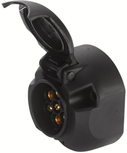 Gniazdo K 18 7-biegunowe DIN/ISO 1724, bieguny z brązu 8JB001943001 - Intertraktor