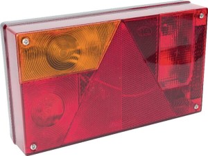 Lampa tylna zespolona, prostokątna, lewa 12V przykręcana Multipoint Aspöck 245000007