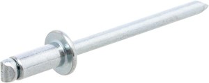 Nit zrywalny stal/stal z łbem płaskim, 4 x 8 mm BN48SS