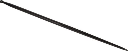 Ząb ładowacza, prosty, profil kwadratowy 44x980 mm końcówka szpiczasta z nakrętką M30x2 czerwony SHW FT58 - Intertraktor