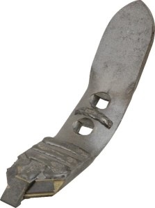 Redliczka 283x45x22 mm wzmocniona wygięta, 2-otw. pasująca do Kongskilde Kramp 105000800CN