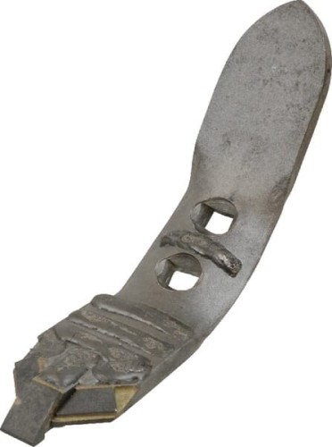 Redliczka 283x45x22 mm wzmocniona wygięta, 2-otw. pasująca do Kongskilde Kramp 105000800CN - Intertraktor
