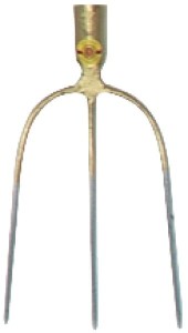 Widły do słomy nieoprawne SHW, 3 zęby 260 x 200 mm ES54501