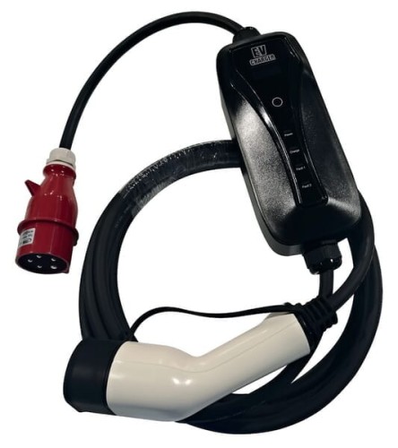 Kabel ładowania EV, typ 2, wtyk CEE, 22 kW, 32A, 5 m EVC221345 - Intertraktor