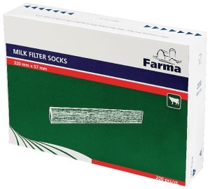 Filtr rurowy do mleka 320x57 mm op. 200 szt. Farma 601101FA