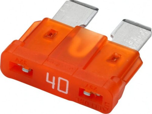 Bezpiecznik płaski, 32V 40A L=18.6 mm pomarańczowy op. 50 szt. Hella 8JS711683031 - Intertraktor