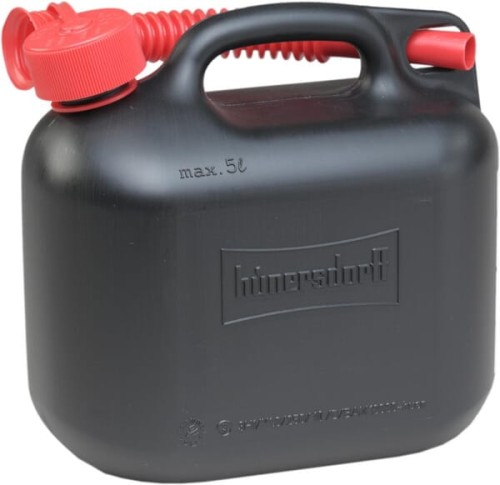 Kanister z tworzywa czarny Hünersdorff, 5 l JK8114 - Intertraktor