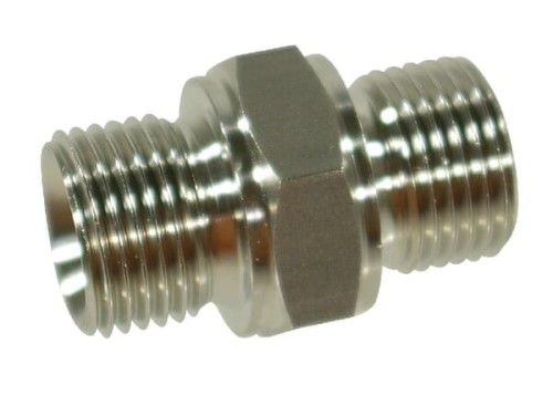 Złącze proste gwint zewnętrzny BSP V4A, 3/8" DNB06RVS - Intertraktor