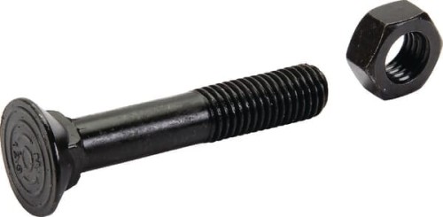 Śruba płużna 4-kątna z podsadzeniem DIN 608, M14 x 80 mm kl. 12.9 z nakrętką 1480129VK - Intertraktor