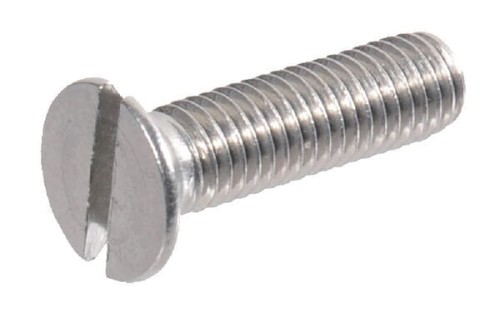 Wkręt z łbem stożkowym płaskim z nacięciem A2 Kramp, M6 x 20 mm 963620RVSP025 - Intertraktor