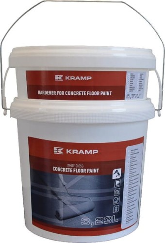 Farba 2-składnikowa do podłoży betonowych Kramp, biała 4 l 069920122408KR - Intertraktor