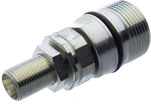 Szybkozłącze skręcane 3/8" gwint grodziowy M16x1.5 10L -gniazdo SKSF10N16 - Intertraktor
