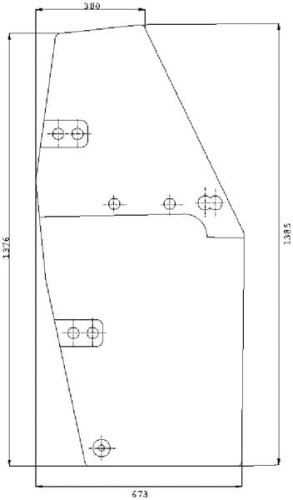 Szyba drzwi 134221003N - Intertraktor