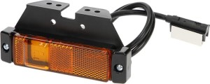 Lampa obrysowa LED, prostokątna 12/24V z uchwytem i wtyczką Jaeger Kramp LA30132