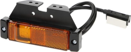 Lampa obrysowa LED, prostokątna 12/24V z uchwytem i wtyczką Jaeger Kramp LA30132 - Intertraktor