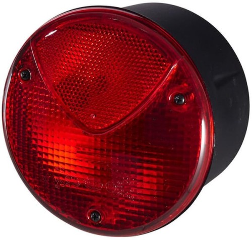 Lampa stop, prostokątna, 12/24V czerwona, przykręcana Hella 2TA964169061 - Intertraktor