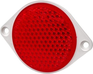 Odblask okrągły przykręcany, czerwony 1415000021