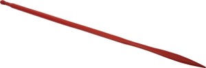 Ząb ładowacza, prosty, profil kwadratowy 36x1400 mm końcówka płaska z nakrętką M22x1.5 czerwony SHW FT5