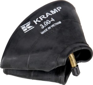 Dętka do obręczy Ø 4.0" 3.00-4 / 4.00-4, zawór wygięty 90° TR87 Kramp 3004TR87