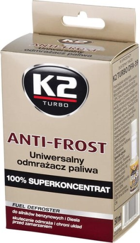 Uniwersalny odmrażacz do paliwa Anti-Frost K2, 50 ml 1074831305 - Intertraktor