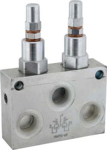 Zawór przelewowy bliźniaczy VMPD, G1/2" C056V0734 - Intertraktor