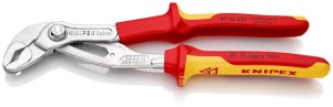 KNIPEX 87 26 250 Cobra® VDE Szczypce do rur nowej generacji, izolowane chromowane VDE 250 mm TA8726250