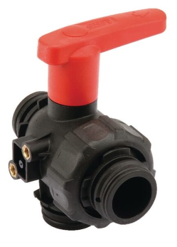 Zawór kulowy 3-drożny T4 z przedłużeniem 45524444A - Intertraktor